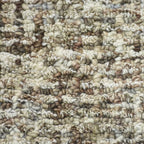 Hand Tufted Wool ECO-Friendly Area Rugs - 8'x10', Rectangle Shape, Dark Brown & Beige, Solid Plain Design, High Pile Handmade Area Rugs for Living Room, Bed Room (KWC111)