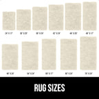 GORILLA GRIP Bath Rug Mat 44x26, Thick Absorbent Chenille, Quick Dry Microfiber Mats, Rubber Backing Washable Shower Floor Rugs, Bathmat Runner, US Designed Bathroom Home Decor Accessories Dusty Cloud