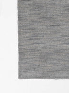 Hand Knotted Loom Wool ECO-Friendly Area Rugs - 2'6''x6', Runner, Light Blue Color, Solid Plain Design, High Pile Handmade Anti Skid Area Rugs for Living Room, Bed Room (L00111)