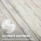 2x10 Modern Abstract Runner Rug for Hallways, Gray Beige Neutral Multi Super Soft Hallway Decor Kitchen Rugs with Non-Slip, Non-Shedding Washable Rug for Hallways Entryway Laundry Indoor