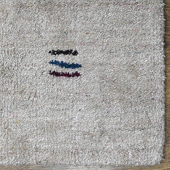 Rugsotic Carpets Hand Knotted Loom Wool 2'6''x10' Runner Area Rug Solid Green L00111