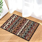 Rustic Cabin Wildlife Entrance 2x3 Rug,Bear Moose Deer Country,Farmhouse Door Mat Indoor Throw Rugs Small Entryway Rug Doormat Washable Non Slip Vintage Floor Carpets Mat for Front Door,Bedroom