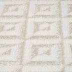LUXE WEAVERS Geometric Greek Pattern Area Rug, Cream, 6'X9'