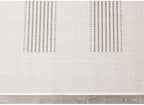 Beige Carpet for Bedroom with Striped Design, 5x7 Washable Boho Rug for Living Room or Versatile Accent to Refresh Any Room Décor