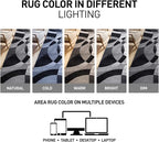 Rugshop Contemporary Abstract Circles Perfect for high Traffic Areas of Your Living Room,Bedroom,Home Office,Kitchen Runner Rug 2'7" x 10' Gray