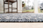 Unique Loom Outdoor Trellis Collection Area Rug - Tribal Trellis (6' 1" x 9' Rectangle, Charcoal Gray/ Natural)
