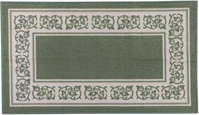 Floral Border Rug