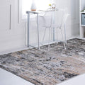 Rugs.com Leipzig Collection Area Rug – 5X8 Beige Low-Pile Rug Perfect for Bedrooms, Dining Rooms, Living Rooms