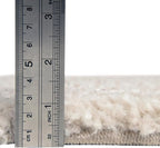 Unique Loom Solo Collection Area Rug - Calabasas (5' 3" Octagon, Ivory)