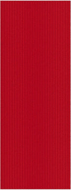 Ottomanson 2' x 36' Hallway Runner with Scraper Pile - Extra Durable Non-Slip Rug Mat for Indoor & Outdoor Use - Ideal for Kitchen, Entryway, Patio & Garage - High-Traffic Carpet, Red
