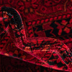 Unique Loom Tekke Collection Area Rug - Sheibani (7' 11" Octagon, Red/ Black)