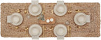 Savi Home Farmhouse Jute Burlap Table Runner 36 Inches Long, Organic Eco-Friendly Rustic Vintage Dining Table Runner, 13x36 Natural Jute Braided Table Runner