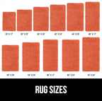 GORILLA GRIP Bath Rug Mat 30x20, Thick Soft Absorbent Chenille, Quick Dry Microfiber Mats, Rubber Backing Washable Shower Floor Rugs, US Designed Bathroom Bathmat Home Decor Accessories, Coral