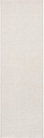 Easy Jute Rugs 2x7 White Color Living Room Indoor Outdoor Runner Rug for Farmhouse Patio and Kitchen Rug High Traffic Washable Easy to Clean Solid Boho Woven Design Outside Carpet (2 x 7)