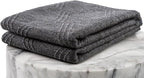 LUXE WEAVERS Modern Farmhouse Smoke 5x7 Washable Area Rug, Anti-Slip Diamond Pattern Carpet
