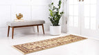 Unique Loom Voyage Collection Area Rug - St. Louis (2' 7" x 12' Runner Cream/Brown)