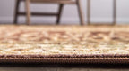 Unique Loom Versailles Collection Traditional Classic Medallion Floral Motif Area Rug (8' 0 x 8' 0 Round, Brown/ Ivory)