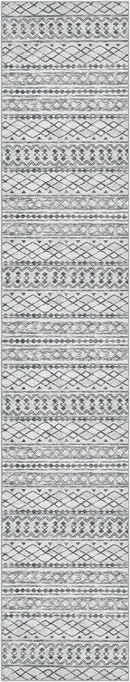 KUTA Long Hallway Runner Rug 2.6x14 Non-Slip Washable, Moroccan Vintage Beige Boho Kitchen Rugs Ultra Soft Distressed Geometric Floor Carpet Runners for Bedroom Laundry Stairway Entryway