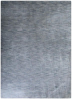 Rugsotic Carpets Hand Knotted Gabbeh Wool 9'x12' Area Rug Solid Light Blue L00111