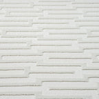 Abani Cream Area Rug for Living Room, Bedroom -Geometric Pattern - 6 x 9 -Durable & Easy to Clean