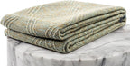 LUXE WEAVERS Modern Farmhouse Green 6x9 Washable Area Rug, Anti-Slip Diamond Pattern Carpet