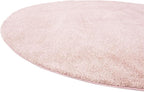 Unique Loom Solo Collection Area Rug - Calabasas (7' 10" Round, Pink)