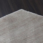 Hand Knotted Loom Wool ECO-Friendly Area Rugs - 10'x10', Octagon, Beige Color, Solid Plain Design, High Pile Handmade Anti Skid Area Rugs for Living Room, Bed Room (L00111)