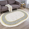 Off White Black Gold Indoor Rugs Modern Minimalist Abstract Geometric Pattern Home Office Area Rug 6x8 for Livingroom Bedroom Dining Room Soft Durable Non Skid Carpet Under Table Bordered Floor Mat