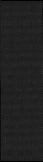 Braided Runner Rug 2x12 Ft Washable Runners for Hallways Non Slip Rubber Backed Kitchen Runners Cotton Extra Long Entryway Runner Indoor, Woven Carpet for Hall Entryway, Black/Grey