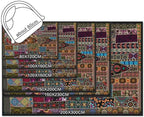 Vintage Boho Area Rugs Multicolor Ethnic Style Geometric Splicing Carpets Bedroom Living Room Kitchen Floor Mats Indoor Outdoor Non-Shedding Runner Rug Home Décor Carpet 4' X 7'