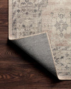 Loloi Hathaway Collection HTH-03 Java/Multi 2'-3" x 3'-9", .25" Thick Accent Rug, Soft, Durable, Printed, Modern, Low Pile, Non-Shedding, Easy Clean, Living Room Rug