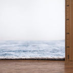 Bloom Rugs Caria Washable Non-Slip 6x9 Rug - Blue/Gray Modern Abstract Area Rug for Living Room, Bedroom, Dining Room, and Kitchen - Exact Size: 6' x 9'