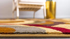 Unique Loom Barista Collection Area Rug - Kona (7' 10" x 10' Rectangle, Beige/ Black)