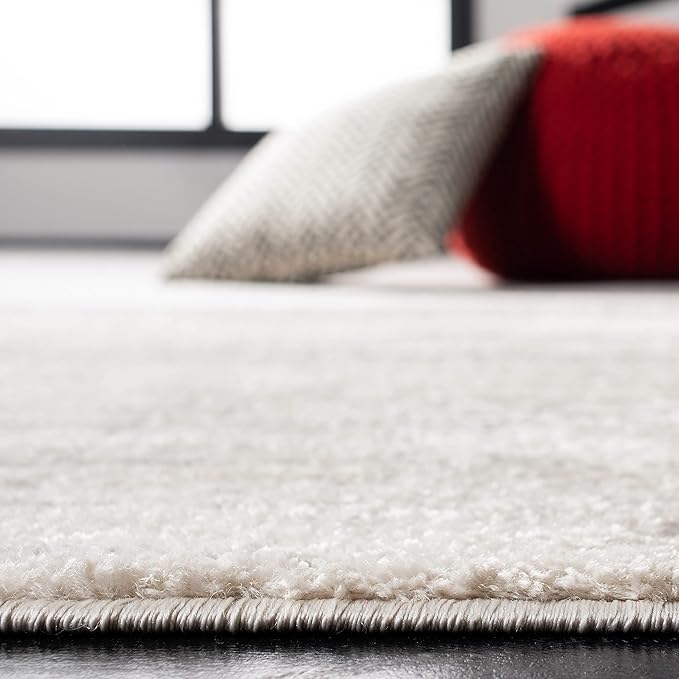 SAFAVIEH Adirondack Collection Runner Rug - 2'6" x 20', Ivory & Silver, Modern Ombre Design, Non Shedding & Easy to Clean, Ideal for Hallway, Foyer, Kitchen, Entryway, Bedroom (ADR113B)