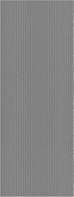 Ottomanson 2' x 27' Hallway Runner with Scraper Pile Extra Durable Non-Slip Rug Mat for Indoor & Outdoor Use - Ideal for Kitchen, Entryway, Patio & Garage - High-Traffic Carpet, Gray
