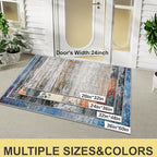 COMSLE Door Mat Soft Absorbent Indoor Front Entryway Rug Machine Washable Entrance Mats for Muddy Paws Non Slip Throw Rugs 32" x 48" Doormat for Inside Foyer Bedroom - Yellow