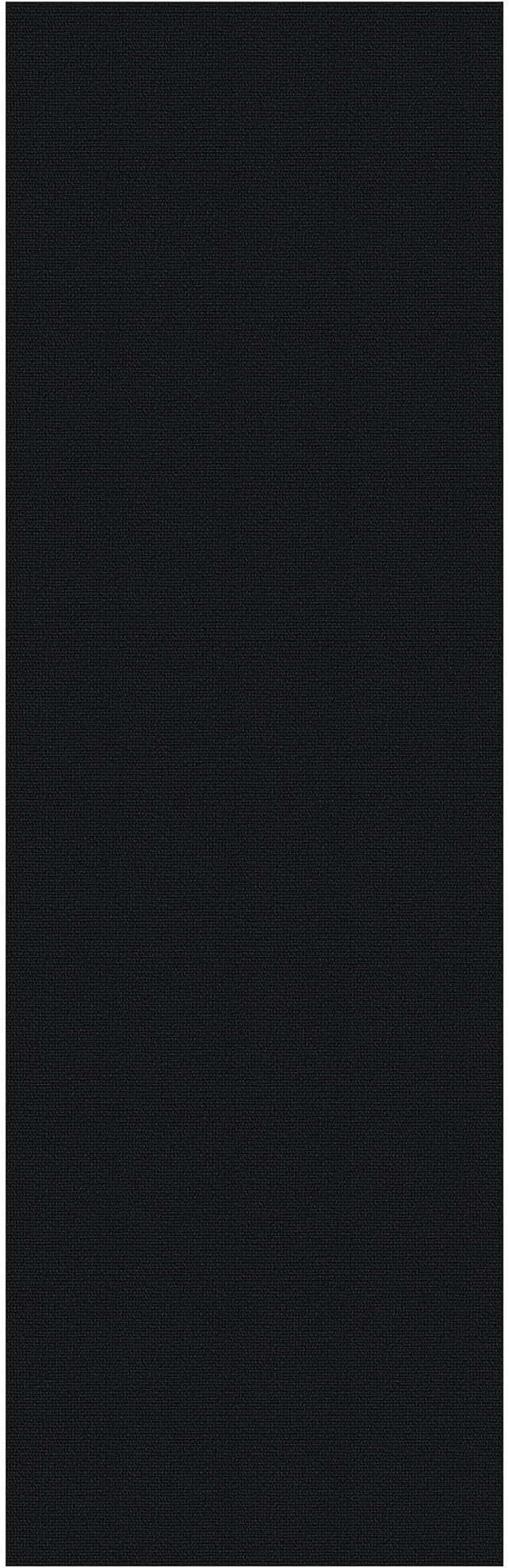 EARTHALL Washable Runner Rug 2x7 Ft Non Slip Runners for Hallways Cotton Rubber Backed Kitchen Runner Braided Indoor Floor Carpet Runners for Entryway, Hallway, Kitchen, Bedroom, Black