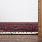 Bloom Rugs Washable Non-Slip 5' x 7' Rug - Dark Red Traditional Bordered Area Rug for Living Room, Bedroom, Dining Room, and Kitchen - Exact Size: 5' x 7'