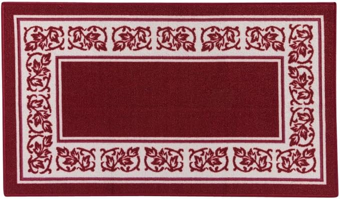 Floral Border Rug