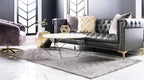 Marilyn Monroe Glam Collection Area Rug - Trellis (2' x 3' 1' Rectangle, Gray Silver/ Silver)