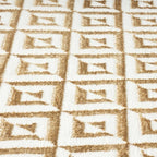 LUXE WEAVERS Geometric Greek Pattern Area Rug, Gold, 8'X10'