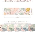 Lahome Pink Runner Rug - 2x7 Runner Rug Non-Slip Washable Bathroom Rug Runner Throw Lightweight Floor Runners for Hallway Non Skid, Botanical Print Carpet Runner for Kitchen Bedroom Laundry Room