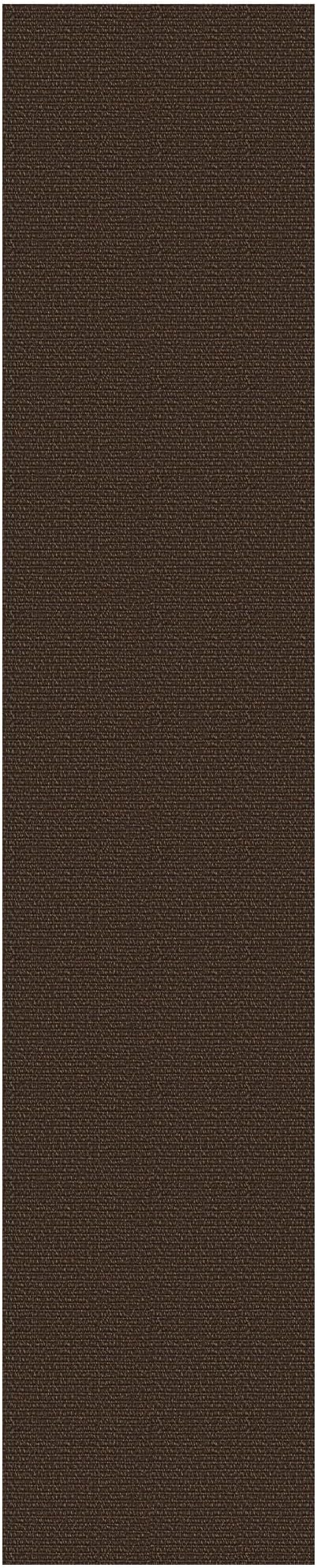 EARTHALL Extra Long Runner Rug 3x14 Ft Washable Runners for Hallways Cotton Non Slip Entryway Runner Braided Kitchen Runner Indoor Outdoor Carpet Runners for Stair, Hall, Foyers, Brown/Coffee