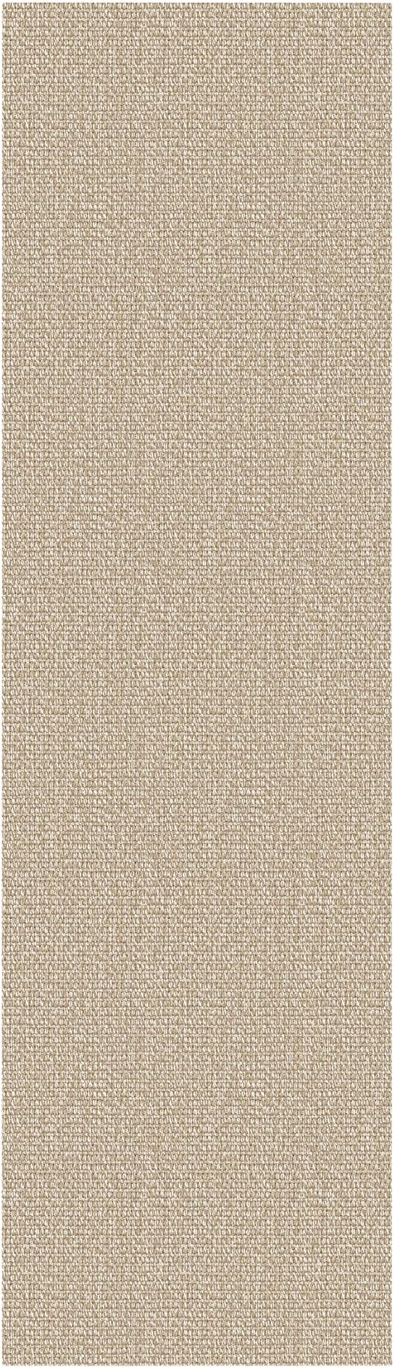 EARTHALL Washable Runner Rug 2x7 Ft Non Slip Runners for Hallways Cotton Rubber Backed Kitchen Runner Braided Indoor Floor Carpet Runners for Entryway, Hallway, Kitchen, Bedroom, Send/Beige