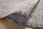 Loloi Amber Lewis Alie Collection ALE-04 Sky/Stone 7'-10'' x 7'-10'', .13'' Pile Height, Round Area Rug