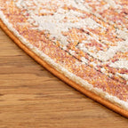 Unique Loom Isabella Collection Area Rug - Adjani (3' 3" Round, Rust Red/ Black)