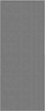 EARTHALL Washable Runner Rug 3x8 Ft Non Slip Runners for Hallways Wide Cotton Rubber Backed Kitchen Runner Braided Indoor Floor Carpet Runners for Entryway, Hallway, Kitchen, Bedroom, Charcoal Gray
