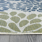 Beverly Rug Outdoor Rug 5x7 Modern Exotic Tropical Leaf Area Rugs for Indoor and Outdoor Patio Deck Porch Garden Water Resistant Washable Outside Carpet (5 x 7 Olive)