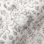 Gray Runner Rug 3x7 Hallway Machine Washable Kitchen Vintage Distressed Non Slip Long Carpet Indoor Grey Retro Floral Bedroom Accent Throw Rug for Bathroom Office Laundry Dining Living Room