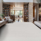Micro Loop Indoor Rug White 8x10 Boho Geometric Neutral Area Rugs for Living Room Soft Luxury Modern Low and High Pile Durable Stain Resistant Non-Shedding Indoor Area Carpet 8 x 10